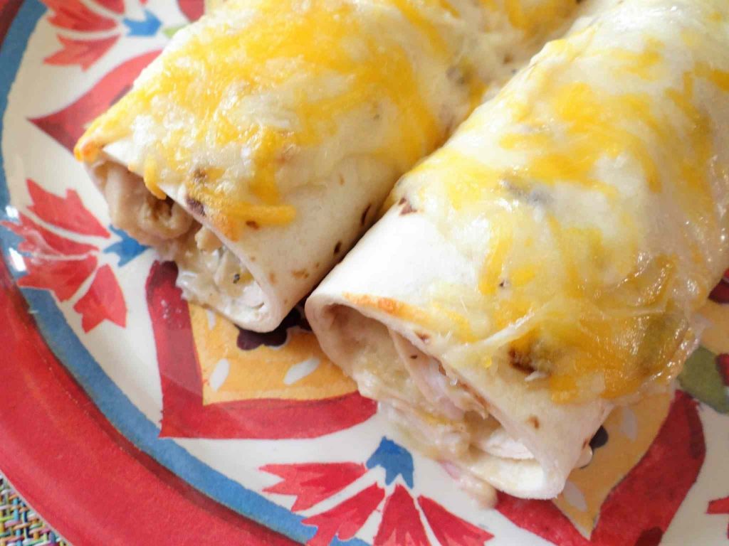 Creamy Chicken Enchiladas