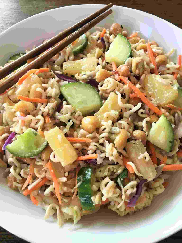 Healthy Asian Ramen Salad
